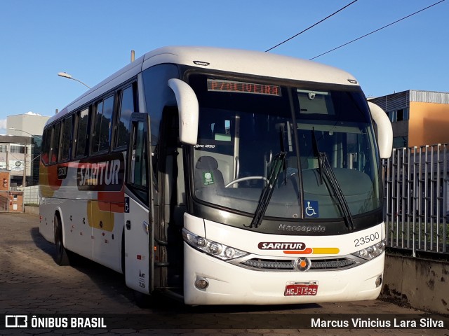 Saritur - Santa Rita Transporte Urbano e Rodoviário 23500 na cidade de Divinópolis, Minas Gerais, Brasil, por Marcus Vinicius Lara Silva. ID da foto: 7515580.