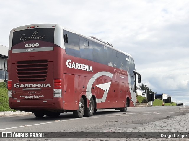 Expresso Gardenia 4200 na cidade de Formiga, Minas Gerais, Brasil, por Diego Felipe. Número da foto: #7516143.