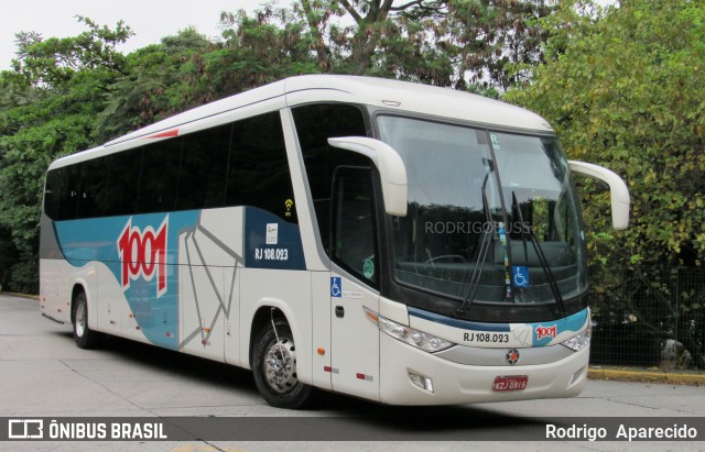 Auto Viação 1001 RJ 108.023 na cidade de São Paulo, São Paulo, Brasil, por Rodrigo  Aparecido. Número da foto: #7519761.