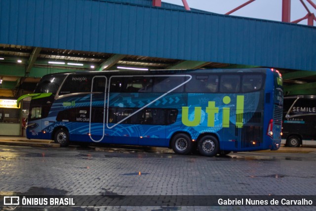 UTIL - União Transporte Interestadual de Luxo 11879 na cidade de Resende, Rio de Janeiro, Brasil, por Gabriel Nunes de Carvalho. Número da foto: #7519585.