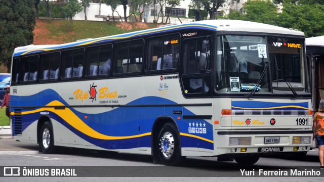 Vip Bus Comércio de Ônibus 1991 na cidade de São Paulo, São Paulo, Brasil, por Yuri Ferreira Marinho. ID da foto: 7518299.