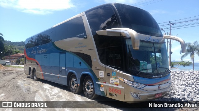 Arca Turismo 5093 na cidade de Angra dos Reis, Rio de Janeiro, Brasil, por Nilson Brandão Alves. ID da foto: 7519320.