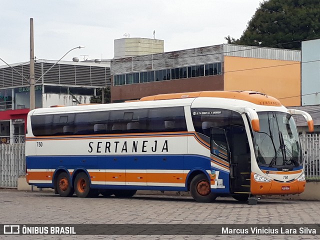 Viação Sertaneja 750 na cidade de Divinópolis, Minas Gerais, Brasil, por Marcus Vinicius Lara Silva. ID da foto: 7518521.