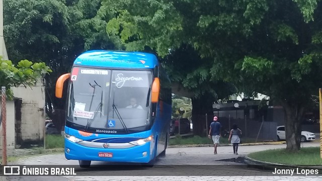 Litorânea Transportes Coletivos 5102 na cidade de Guarujá, São Paulo, Brasil, por Jonny Lopes. ID da foto: 7520039.