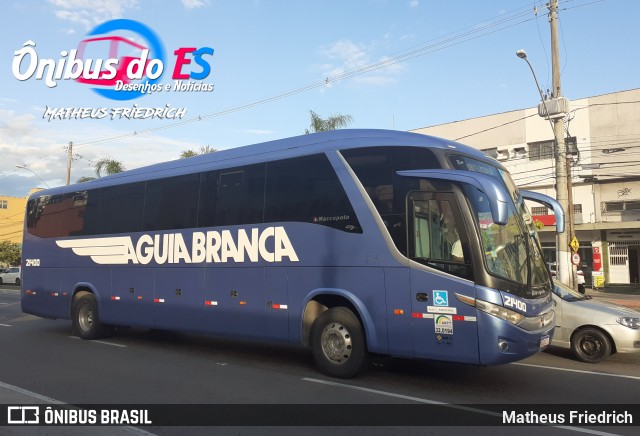 Viação Águia Branca 21400 na cidade de Vitória, Espírito Santo, Brasil, por Matheus Friedrich. ID da foto: 7518077.