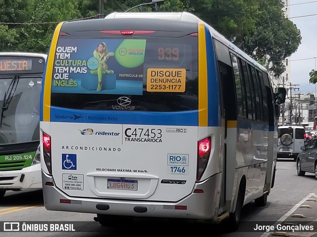 Viação Redentor C47453 na cidade de Rio de Janeiro, Rio de Janeiro, Brasil, por Jorge Gonçalves. ID da foto: 7518649.