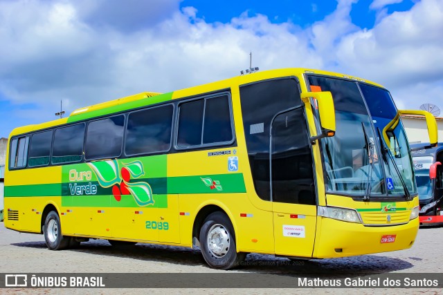 Auto Viação Ouro Verde 2089 na cidade de Itu, São Paulo, Brasil, por Matheus Gabriel dos Santos. ID da foto: 7520422.