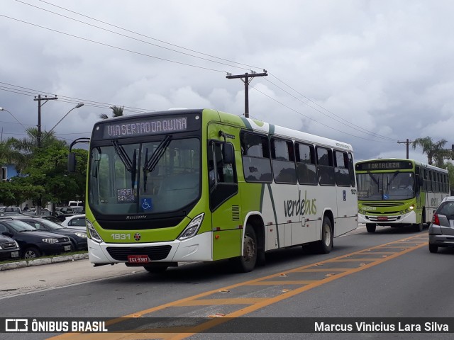 Expresso Verde Bus 1931 na cidade de Ubatuba, São Paulo, Brasil, por Marcus Vinicius Lara Silva. Número da foto: #7520940.