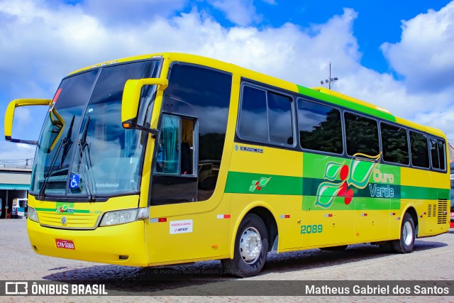 Auto Viação Ouro Verde 2089 na cidade de Itu, São Paulo, Brasil, por Matheus Gabriel dos Santos. ID da foto: 7520421.