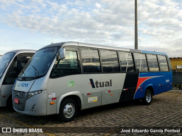 Viação Atual 1211 na cidade de Hortolândia, São Paulo, Brasil, por José Eduardo Garcia Pontual. Número da foto: #7521050.