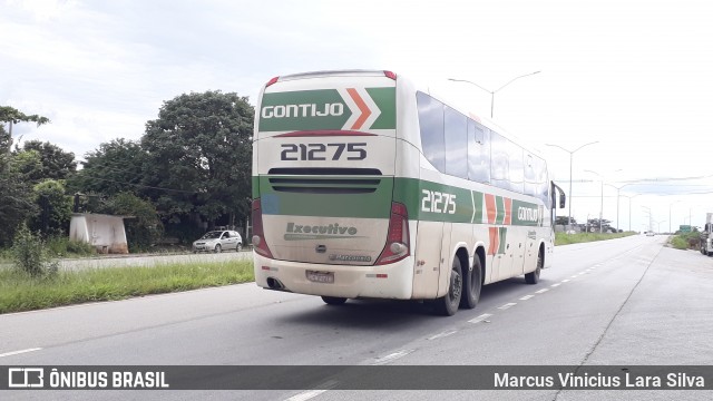 Empresa Gontijo de Transportes 21275 na cidade de Cláudio, Minas Gerais, Brasil, por Marcus Vinicius Lara Silva. Número da foto: #7520983.