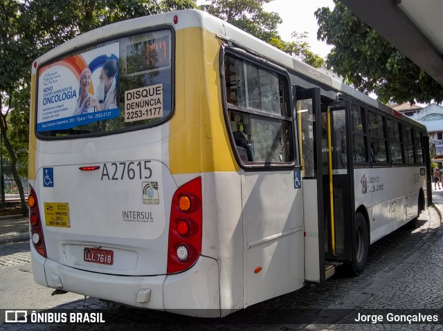 Transportes Vila Isabel A27615 na cidade de Rio de Janeiro, Rio de Janeiro, Brasil, por Jorge Gonçalves. ID da foto: 7522519.