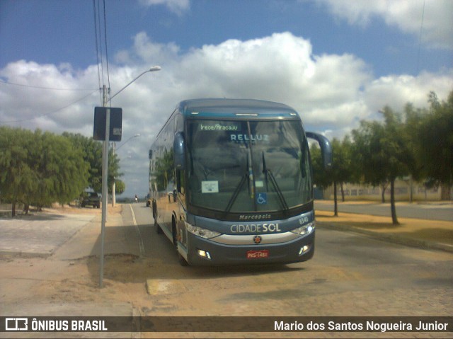 Viação Cidade Sol 8340 na cidade de Piritiba, Bahia, Brasil, por Mario dos Santos Nogueira Junior. ID da foto: 7521820.