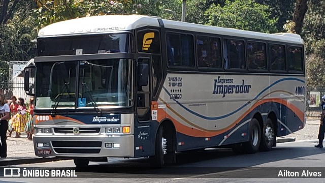 Expresso Imperador 4000 na cidade de Belo Horizonte, Minas Gerais, Brasil, por Ailton Alves. ID da foto: 7521858.