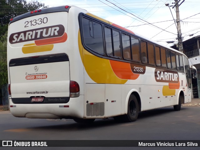 Saritur - Santa Rita Transporte Urbano e Rodoviário 21330 na cidade de Cláudio, Minas Gerais, Brasil, por Marcus Vinicius Lara Silva. ID da foto: 7520932.