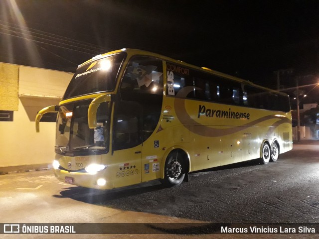Viação Paraminense 7700 na cidade de Oliveira, Minas Gerais, Brasil, por Marcus Vinicius Lara Silva. Número da foto: #7520904.