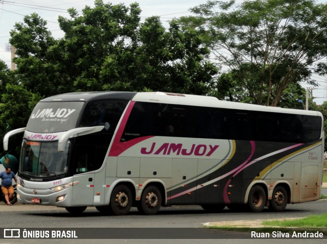 Viação Jam Joy 9115 na cidade de Teresina, Piauí, Brasil, por Ruan Silva Andrade. Número da foto: #7521248.