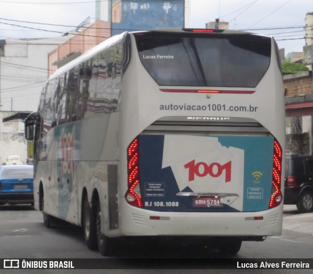 Auto Viação 1001 RJ 108.1088 na cidade de Nova Iguaçu, Rio de Janeiro, Brasil, por Lucas Alves Ferreira. Número da foto: #7521216.