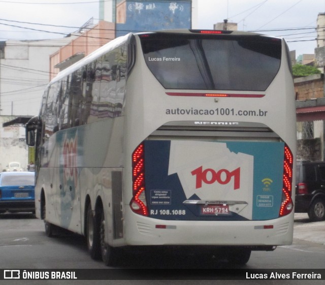 Auto Viação 1001 RJ 108.1088 na cidade de Nova Iguaçu, Rio de Janeiro, Brasil, por Lucas Alves Ferreira. ID da foto: 7521216.