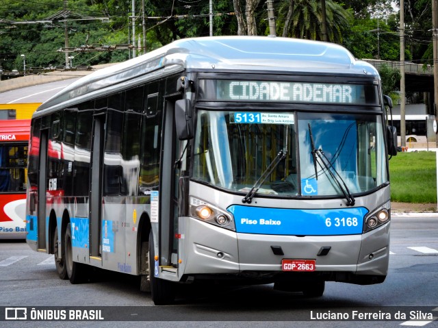 Viação Paratodos > São Jorge > Metropolitana São Paulo > Mobibrasil 6 3168 na cidade de São Paulo, São Paulo, Brasil, por Luciano Ferreira da Silva. ID da foto: 7522799.