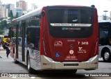 Viação Metrópole Paulista - Zona Sul 7 3415 na cidade de São Paulo, São Paulo, Brasil, por Yuri Ferreira Marinho. Número da foto: #7521744.