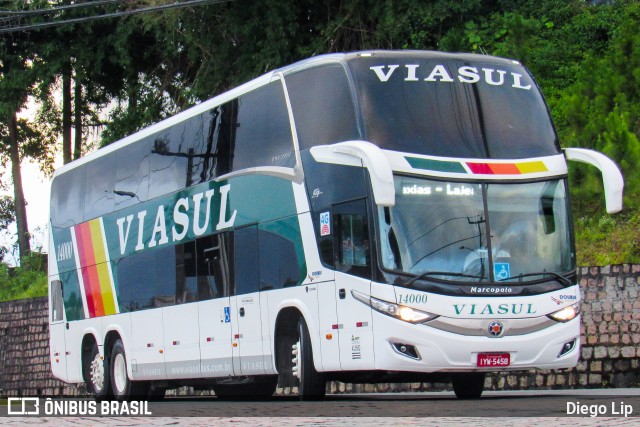 Viasul - Auto Viação Venâncio Aires 14000 na cidade de Joinville, Santa Catarina, Brasil, por Diego Lip. Número da foto: #7523587.