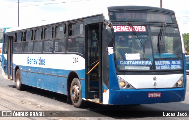 Ônibus Particulares 014 na cidade de Ananindeua, Pará, Brasil, por Lucas Jacó. ID da foto: 7525139.