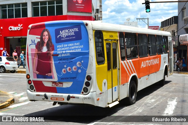 Autotrans > Turilessa 6610 na cidade de Varginha, Minas Gerais, Brasil, por Eduardo Ribeiro. ID da foto: 7524439.