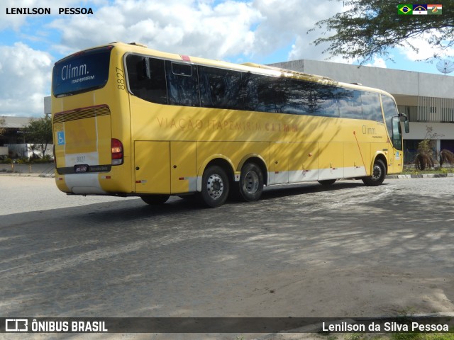 Viação Itapemirim 8827 na cidade de Caruaru, Pernambuco, Brasil, por Lenilson da Silva Pessoa. Número da foto: #7525513.