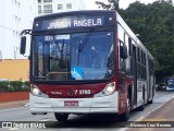 Viação Metrópole Paulista - Zona Sul 7 3795 na cidade de São Paulo, São Paulo, Brasil, por Gustavo Cruz Bezerra. Número da foto: #:id.