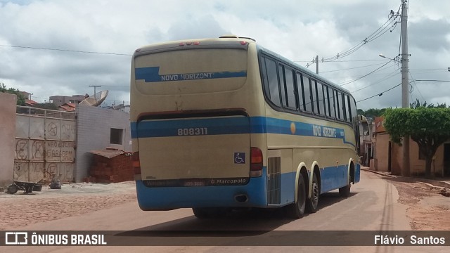 Viação Novo Horizonte 808311 na cidade de Barra da Estiva, Bahia, Brasil, por Flávio  Santos. ID da foto: 7528722.