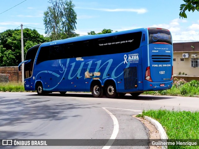 Viação Juína 1507 na cidade de Cuiabá, Mato Grosso, Brasil, por Guilherme Henrique. ID da foto: 7527312.