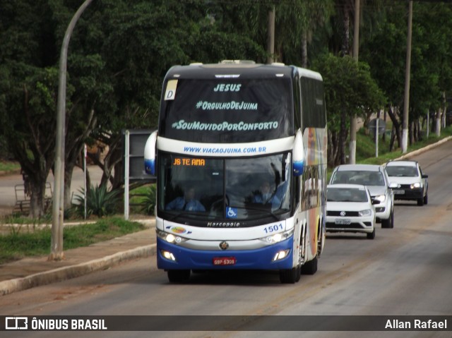 Viação Juína 1501 na cidade de Cáceres, Mato Grosso, Brasil, por Allan Rafael. Número da foto: #7526038.