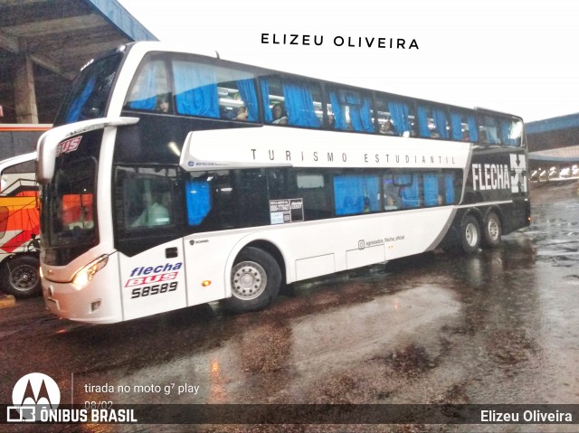 Flecha Bus 58589 na cidade de Porto Alegre, Rio Grande do Sul, Brasil, por Elizeu Oliveira. ID da foto: 7526778.