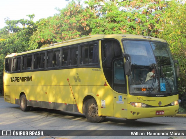 Viação Itapemirim 8535 na cidade de São Paulo, São Paulo, Brasil, por Willian Raimundo Morais. ID da foto: 7526739.