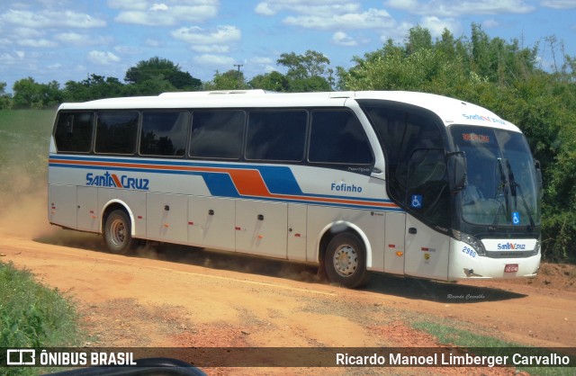 VUSC - Viação União Santa Cruz 2980 na cidade de Rio Pardo, Rio Grande do Sul, Brasil, por Ricardo Manoel Limberger Carvalho. ID da foto: 7527635.