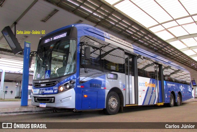 HP Transportes Coletivos 20801 na cidade de Goiânia, Goiás, Brasil, por Carlos Júnior. ID da foto: 7528650.