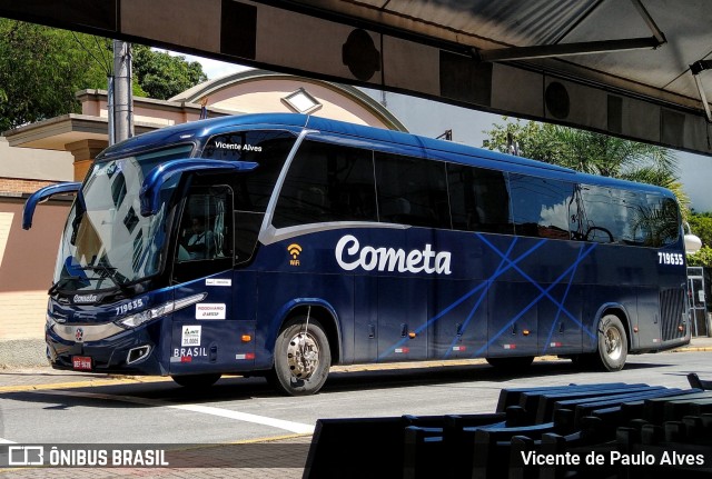 Viação Cometa 719635 na cidade de Aparecida, São Paulo, Brasil, por Vicente de Paulo Alves. Número da foto: #7531768.