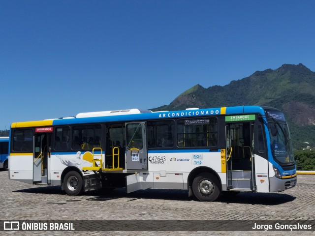 Viação Redentor C47643 na cidade de Rio de Janeiro, Rio de Janeiro, Brasil, por Jorge Gonçalves. ID da foto: 7531629.