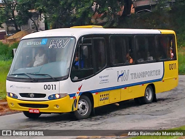 HW Transportes 0011 na cidade de Belo Horizonte, Minas Gerais, Brasil, por Adão Raimundo Marcelino. Número da foto: #7531825.