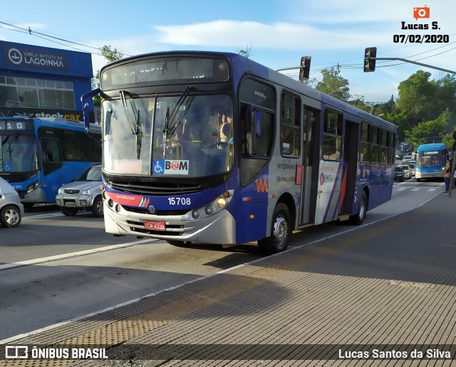 Viação Miracatiba 15.708 na cidade de São Paulo, São Paulo, Brasil, por Lucas Santos da Silva. Número da foto: #7529669.