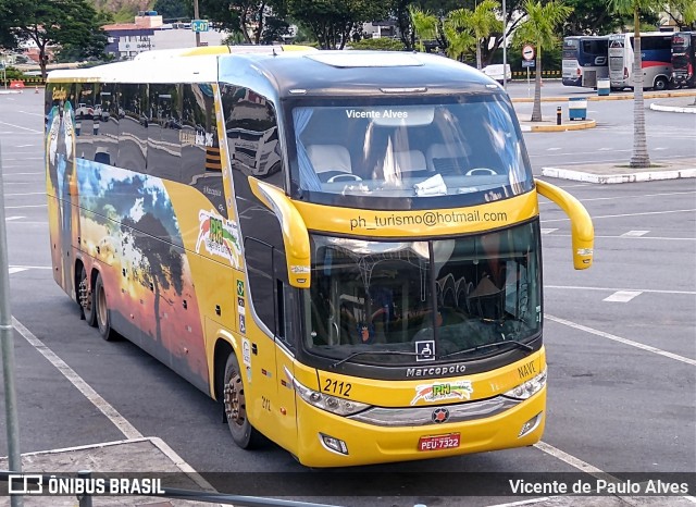 PH Tur 2112 na cidade de Aparecida, São Paulo, Brasil, por Vicente de Paulo Alves. Número da foto: #7531784.