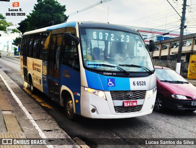 Transwolff Transportes e Turismo 6 6528 na cidade de São Paulo, São Paulo, Brasil, por Lucas Santos da Silva. Número da foto: #7530739.
