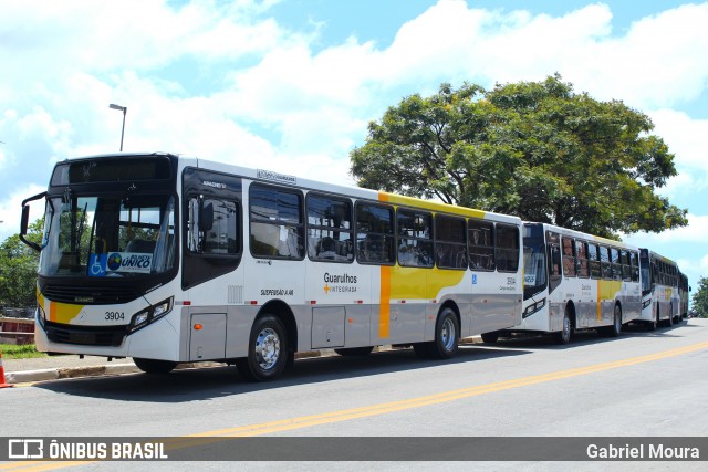 Viação Campo dos Ouros 3904 na cidade de Guarulhos, São Paulo, Brasil, por Gabriel Moura. ID da foto: 7530749.