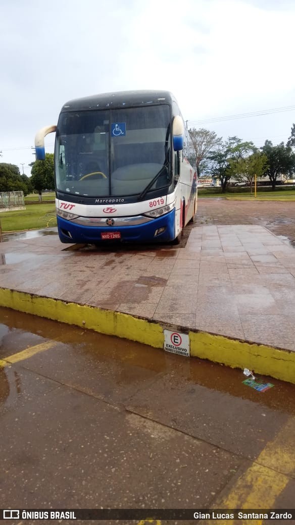 TUT Transportes 8019 na cidade de Vilhena, Rondônia, Brasil, por Gian Lucas  Santana Zardo. ID da foto: 7530308.