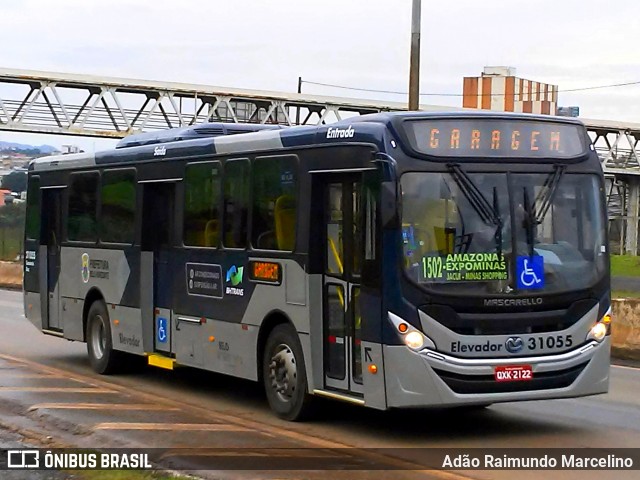 Viação Zurick 31055 na cidade de Belo Horizonte, Minas Gerais, Brasil, por Adão Raimundo Marcelino. ID da foto: 7531465.