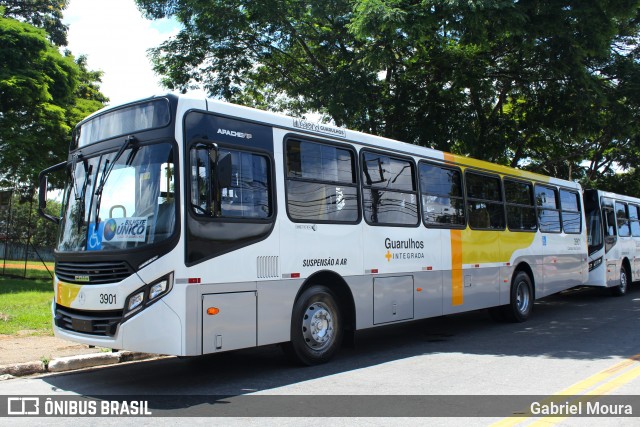 Viação Campo dos Ouros 3901 na cidade de Guarulhos, São Paulo, Brasil, por Gabriel Moura. ID da foto: 7530714.