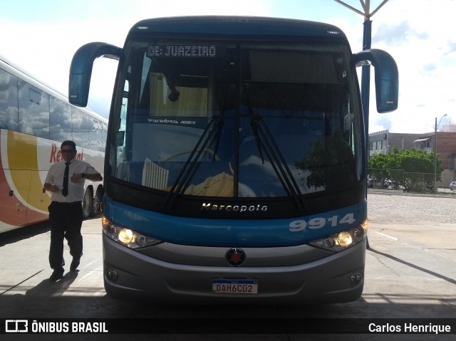 ATT - Atlântico Transportes e Turismo 9914 na cidade de Paulo Afonso, Bahia, Brasil, por Carlos Henrique. ID da foto: 7530859.