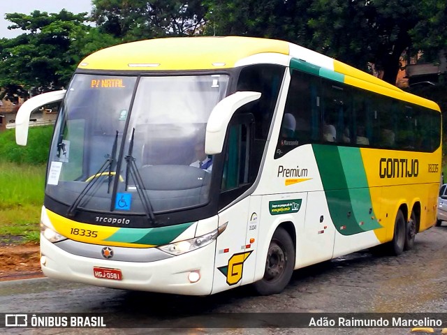 Empresa Gontijo de Transportes 18335 na cidade de Belo Horizonte, Minas Gerais, Brasil, por Adão Raimundo Marcelino. Número da foto: #7531742.