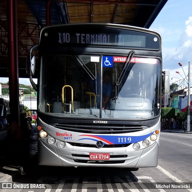 BBTT - Benfica Barueri Transporte e Turismo 1119 na cidade de Itapevi, São Paulo, Brasil, por Michel Nowacki. ID da foto: 7532216.